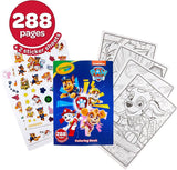 Crayola Paw Patrol Coloring Book with Stickers, Gift for Kids, 288 Pages, Ages 3, 4, 5, 6 Crayola