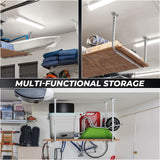 ruiru bro Garage Ceiling Storage Racks,Adjustable Overhead Garage Storage Rack,Retractable Garage Ceiling Storage,Ceiling Mounted Heavy-duty Garage ruiru bro