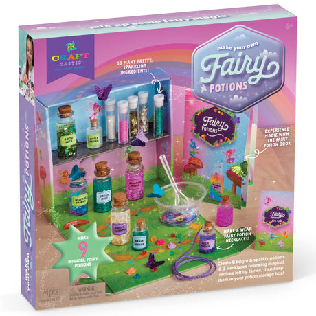 Craft-tastic – Fairy Potions Craft Kit – Make 9 Magical Fairy Potions Craft-tastic
