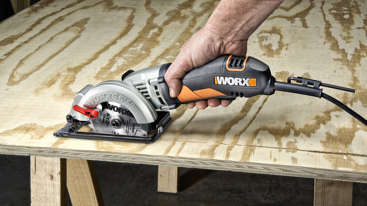 Worx WX429L 4 Amp WORXSAW 4.5" Electric Compact Circular Saw WORX