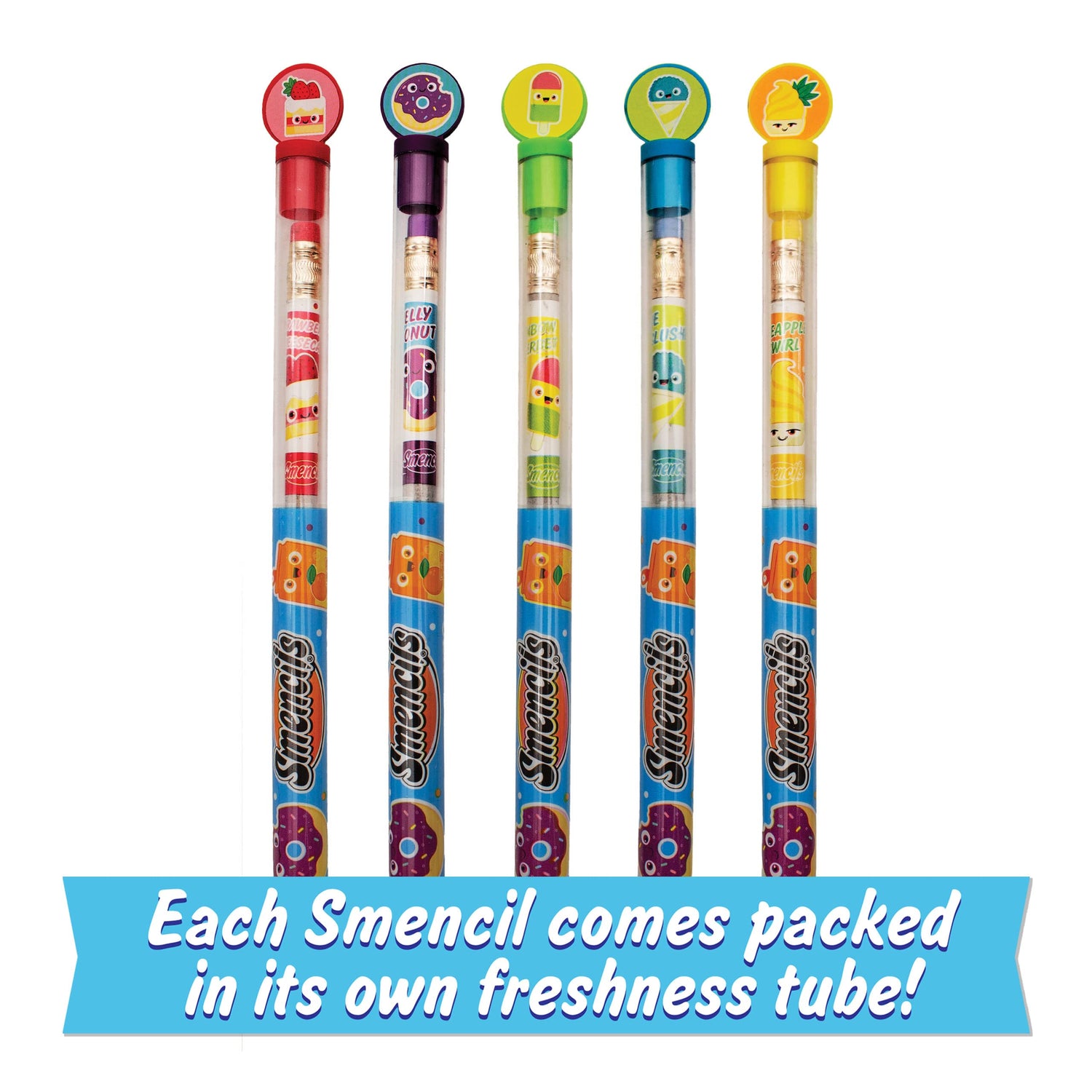 Scentco Graphite Smencils 5-Pack of HB #2 Scented Pencils - WoodArtSupply