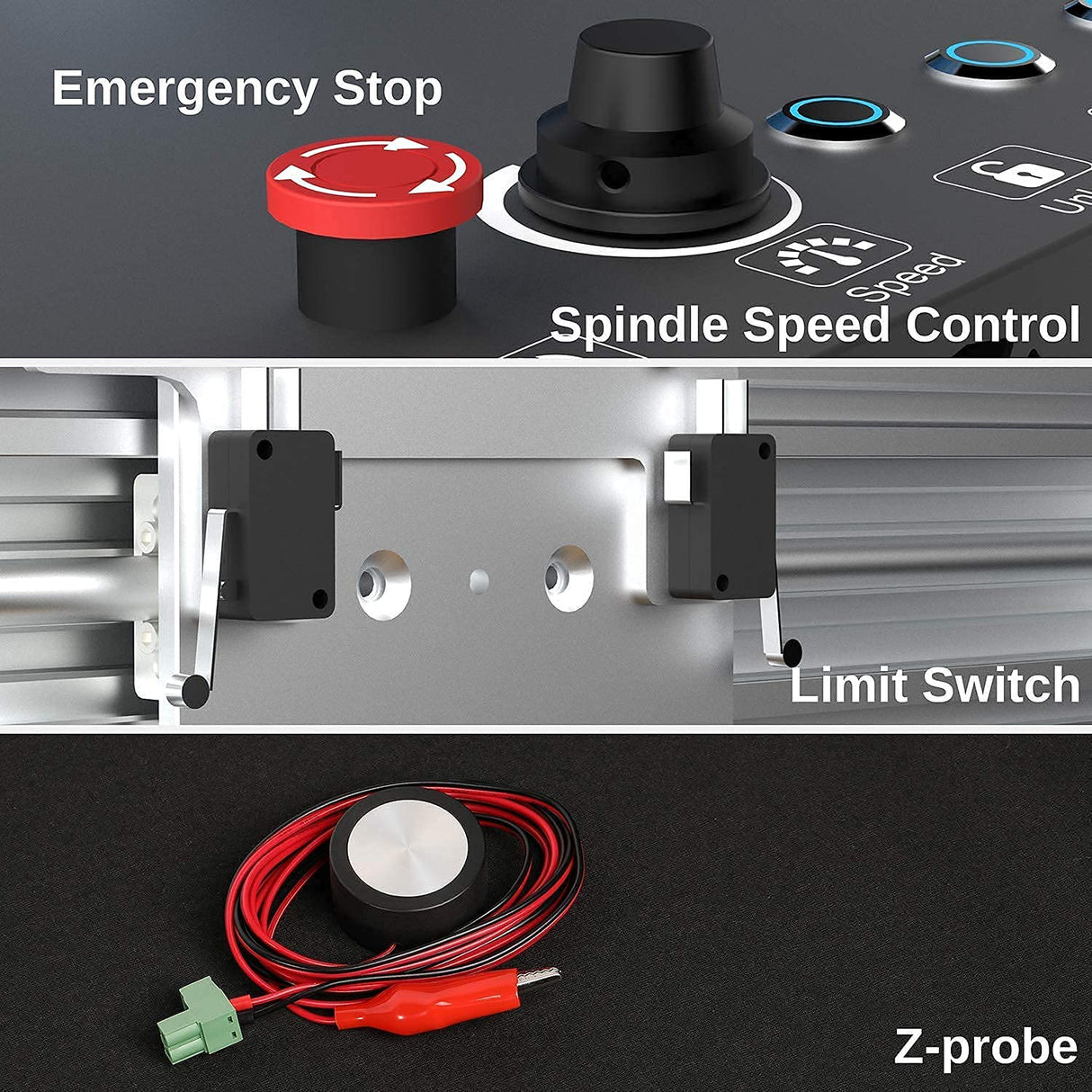 Genmitsu CNC Router Machine PROVerXL 4030 for Wood Metal Acrylic MDF Carving Arts Crafts DIY Design, 3 Axis Milling Cutting Engraving Machine, Genmitsu