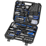 216-Piece Household Tool Kit, Prostormer Multi-Purpose DIY Home/Auto Repairing Hand Tool Set with Hammer, Pliers, Screwdriver Set, Wrench Sockets and Prostormer