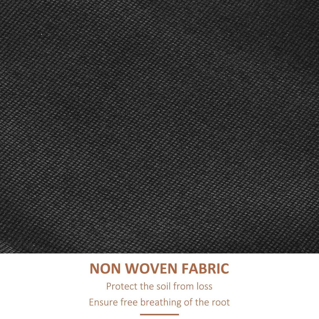 Outsunny Vertical Garden Planter, Wooden 4 Tier Planter Box, Self-Draining with Non-Woven Fabric for Outdoor Flowers, Vegetables and Herbs, Orange Outsunny