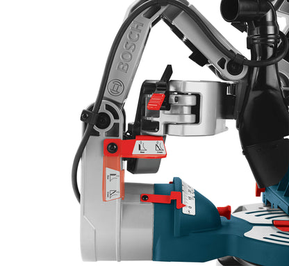 BOSCH CM10GD Compact Miter Saw - 15 Amp Corded 10 In. Dual-Bevel Sliding Glide Miter Saw with 60-Tooth Carbide Saw Blade
