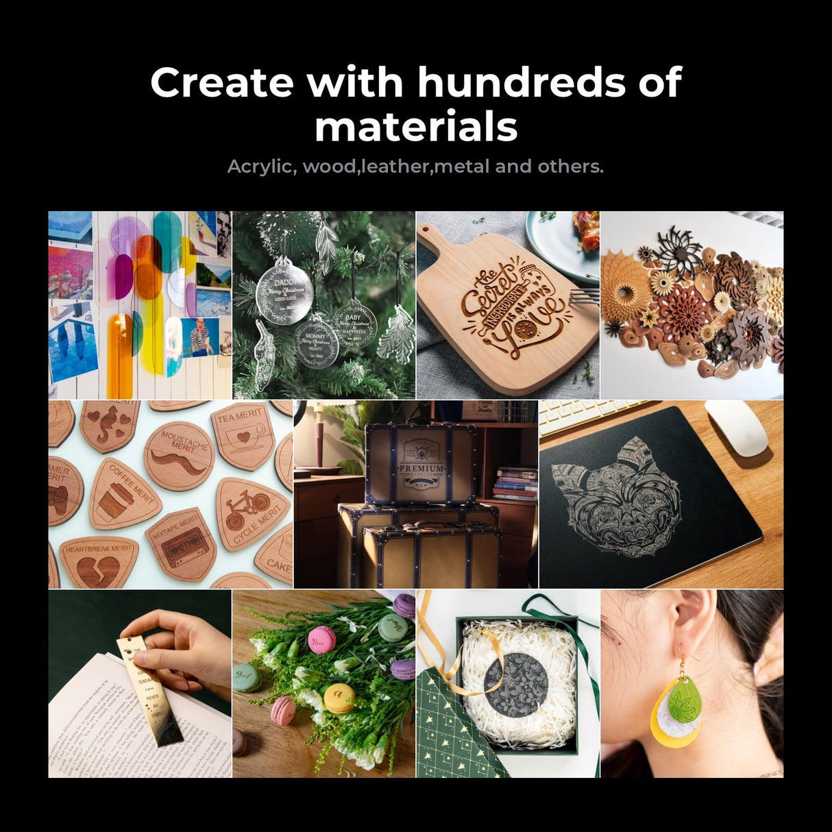 xTool P2 55W CO2 Laser Cutter, Laser Engraver Machine, Smart Desktop Cutting Machine with Dual 16MP Cameras, Laser Engraver and Cutter Machine for xTool