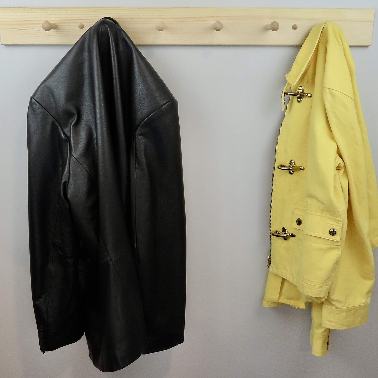 36" Shaker Peg Rack Unfinished Generic