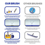Blue Torrent Brush (12 Inches, Yellow/White/Blue) Blue Torrent Pumps