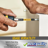 Amartisan 24-piece Screwdriver Bit Set | Magnetic Slotted Phillips driver bit set | S2 Steel, long 1" and 2.3" Head Drill Bits Set Amartisan