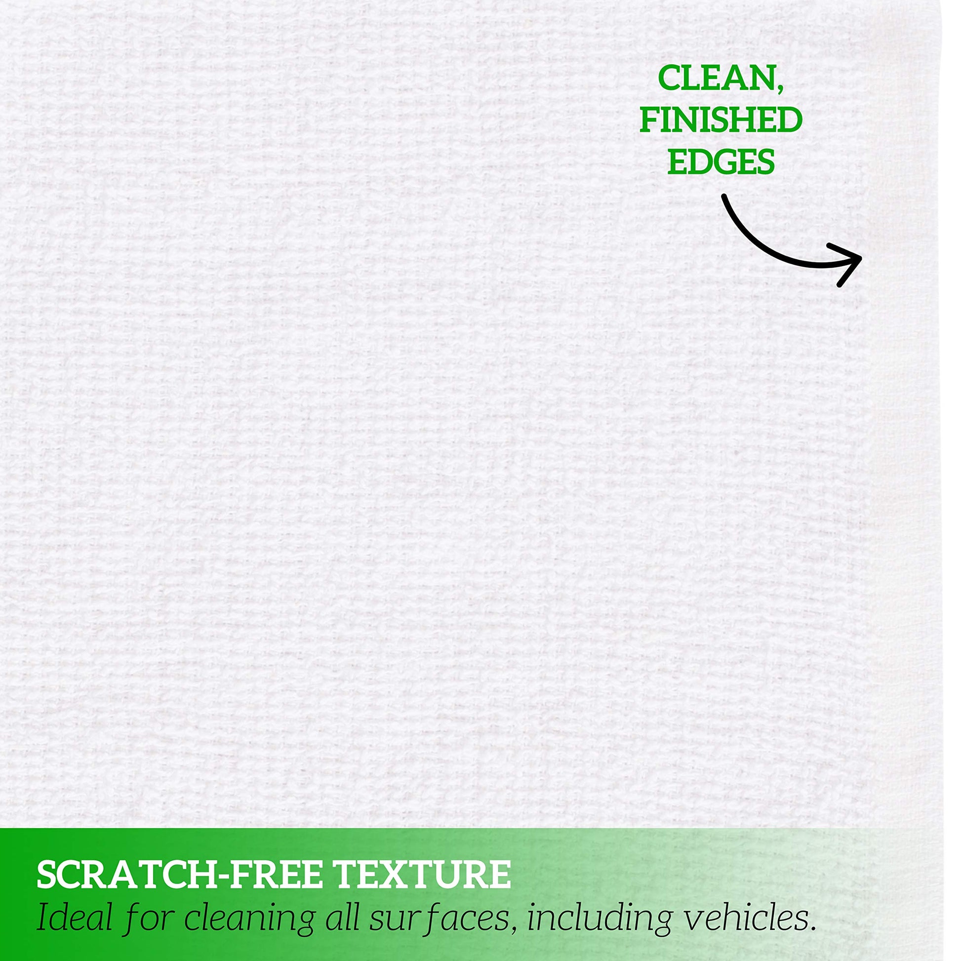 GREEN LIFESTYLE Terry Towels, White Rags, Bar Towels 100% Cotton Absorbent and Durable, Multipurpose Cleaning Rags, Cotton Cleaning Rags, Kitchen - WoodArtSupply