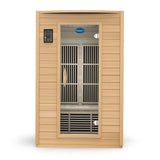 Durasage 2-Person Carbon Infrared Sauna - Canadian Hemlock Wooden Sauna - 1700 Watts - Premium Stereo Sound Durasage