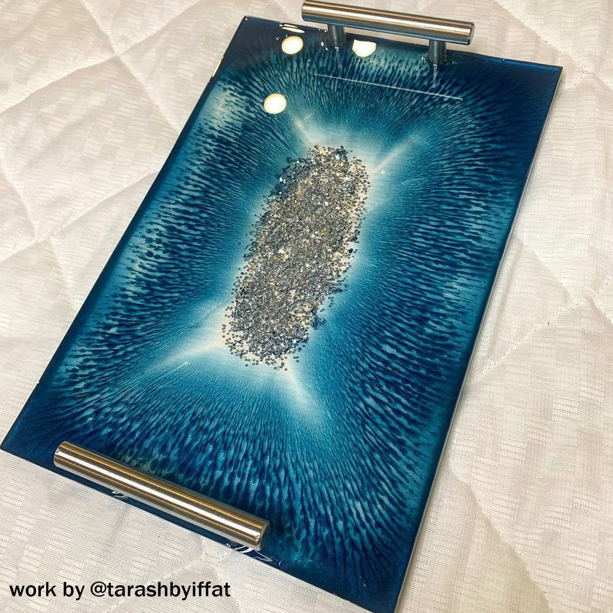 RESINWORLD Large Tray Mold with Handles + Upgrade 10 pcs Silicone Coaster Molds Kit Storage Box Mold for Resin Casting ResinWorld