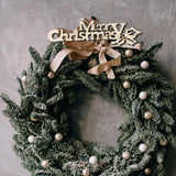 BESTOYARD 20pcs Merry Christmas Wooden Cutout Unfinished Wood Letter Piece Slice Embellishment for DIY Scrapbooking Xmas Sewing Crafts BESTOYARD