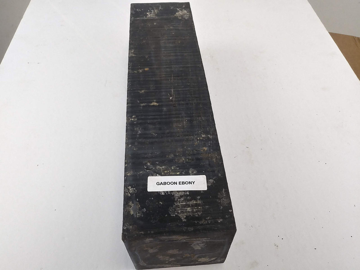 Gaboon Ebony Wood Turning Blanks 3" x 3" x 12" Generic