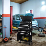 Olympia Tools 20-inch Rolling Tool Chest with Drawers - 5-Drawer Tool Chest Cabinet on Wheels Locking Storage Cabinets Garage Organizers for Workshop Olympia Tools