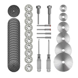 Kuenuilr Cutting Wheel Set Compatible with Plastic 36pcs for Rotary Tool, HSS Circular Saw Blades 6pcs, Resin Cutting Discs 20pcs, 545 Diamond Kuenuilr