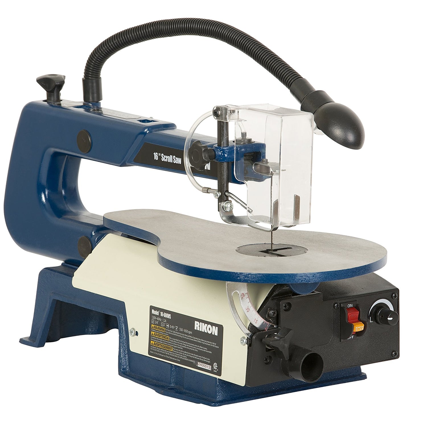 Rikon 10-600VS Scroll Saw With Lamp, 16-Inch RIKON Power Tools