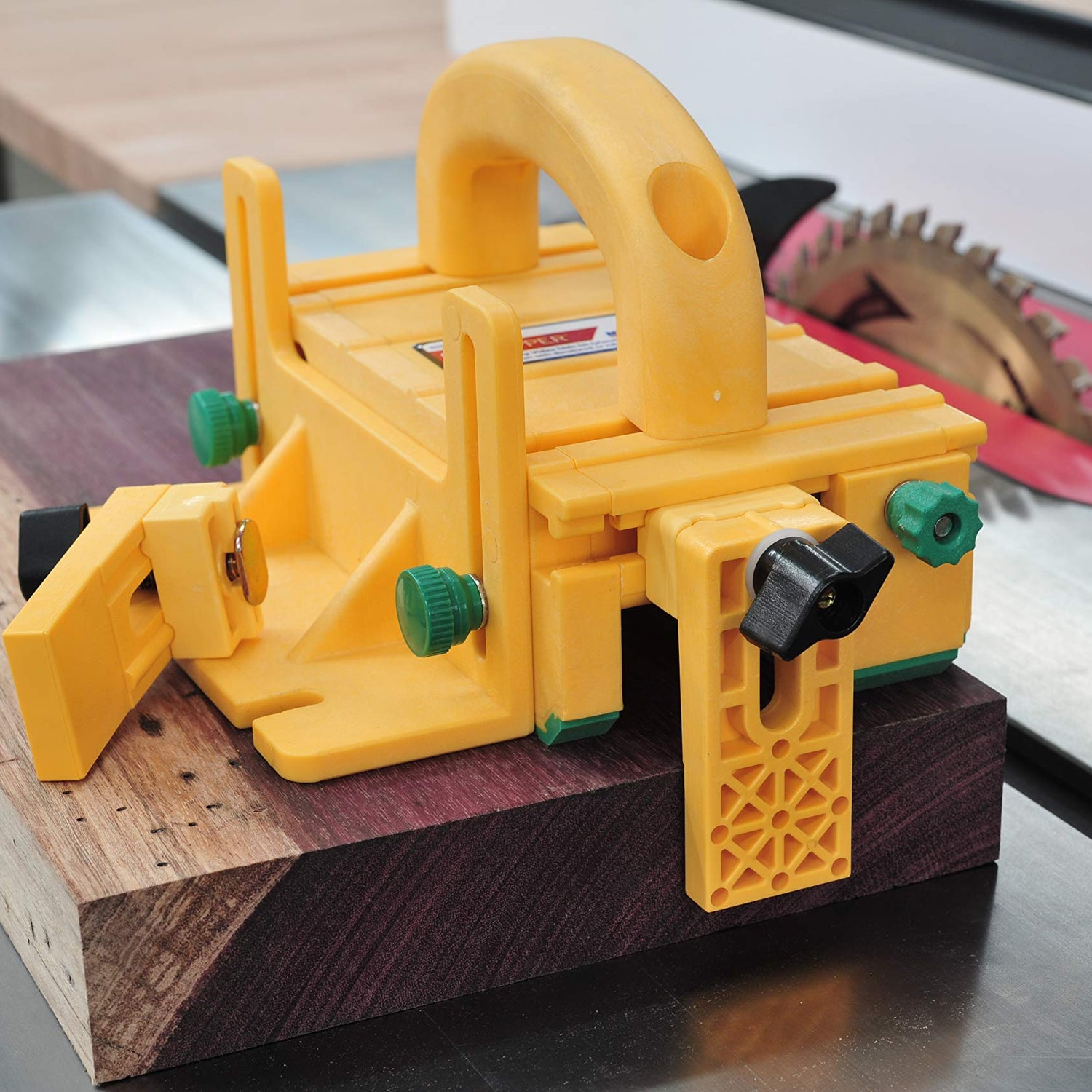 MICROJIG GRR-Ripper GR-281 Complete 3D Pushblock System, Yellow MICRO JIG