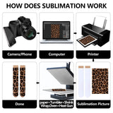 2 Pieces Sock Jig Straight Style Sock Jig Sublimation Crew Sock Jig Heat Press Dye Sublimation Jigs MDF Wood Athletic Sock Jig for Printing DIY Jetec