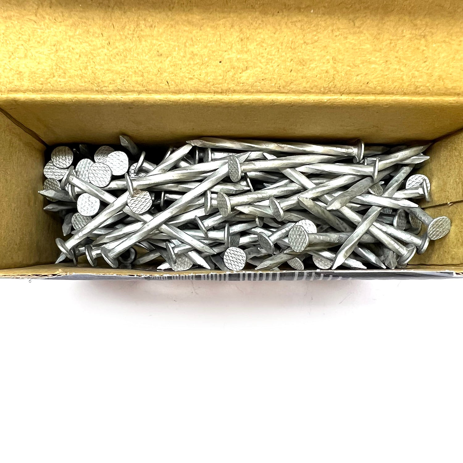 Huttig-Grip Fence Deck Nails 2 inches 6d for Wood Fencing HGN6OGSTDK1 Spiral Shank Outdoor Galvanized Finish, 1 lb Pack of 138 Nails OHIY