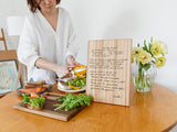 Mom and Grandma Handwritten Recipe Cutting Board, Personalized Family Recipe Cutting Board, Engraved keepsake gift, Christmas gifts for Mom and TheHrdwoodCom