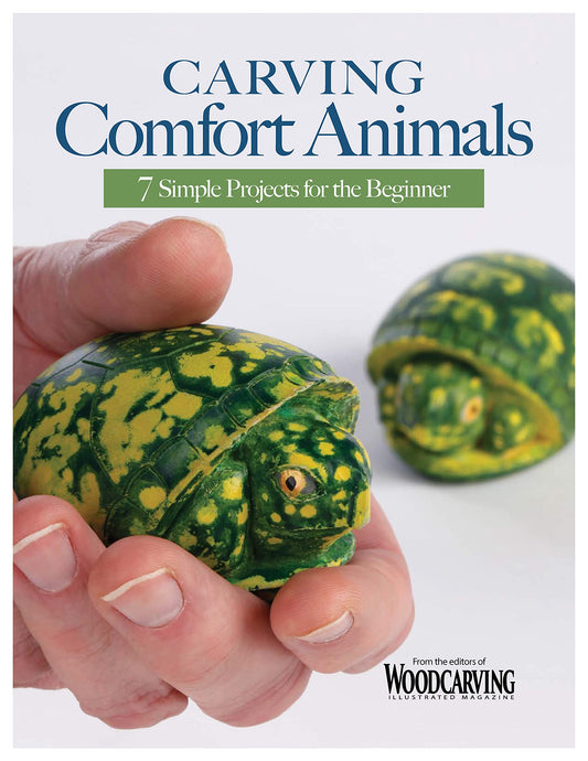 Carving Comfort Animals: 7 Simple Projects for the Beginner (Fox Chapel Publishing) Easy Woodcarving Patterns for Penguins, Turtles, Owls, and More, - WoodArtSupply