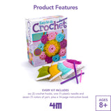 4M 3625 Easy-To-Do Crochet Kit - DIY Arts & Crafts Yarn Gift for Kids & Teens, Boys & Girls 4M