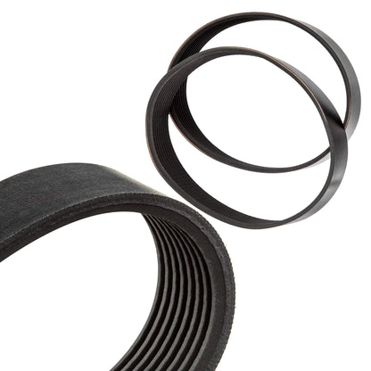 Planer Drive Belts Set Fits - Ryobi Rapid 12 5/16 Surface Planer - High Strength Rubber Belts - Replacement Drive Belt - Made in the USA - Motor - WoodArtSupply