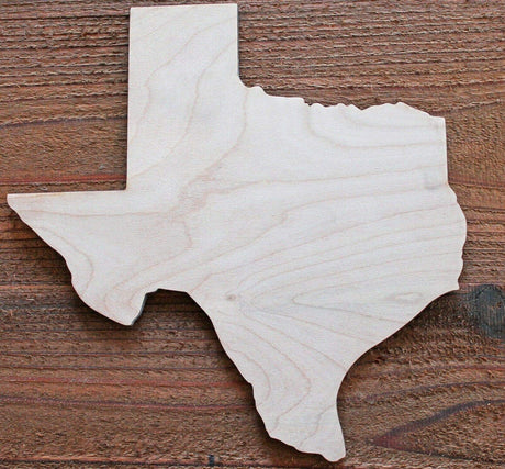 Any State,All Sizes Wood Wall CutOut Decor Hanging State Decoration Plaque Texas, Pennsylvania, California,Florida,Washington Etc Texan Wood Crafts