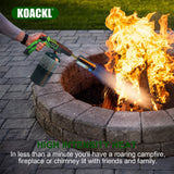 Koackl Powerful Propane Torch Head with Igniter, Campfire Starter, Charcoal Lighter, Welding Torch Head by MAPP, MAP/PRO, for Searing Steak, Koackl