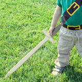 Adventure Awaits! Wooden Toy Sword for Kids with Jute Wrapped Handle | 2 Pack | Lightweight and Durable for Imaginative Kids | Set of 2 Adventure Awaits!