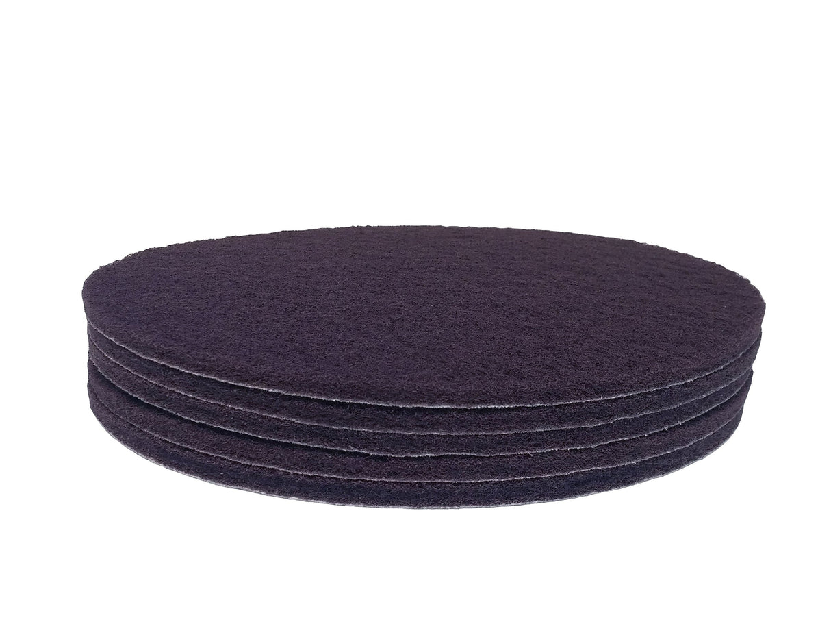 11 Inch Non Woven Surface Conditioning Discs (Maroon, 5 Pack) Abrasive Resource
