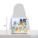 Bluey Window Art Suncatchers Kit for Kids to Paint, Great at-Home Craft Activity or Birthday Party Idea, Toys for Ages 3, 4, 5, 6 Bluey