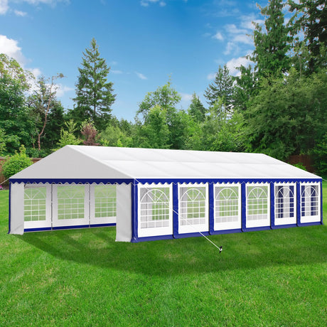 GREEN PARTY 20x40FT Party Tent Heavy Duty, Large Wedding Event Shelters with 7 Carry Bags & Removable Sidewalls, Outdoor Canopy Gazebo Commercial GREEN PARTY