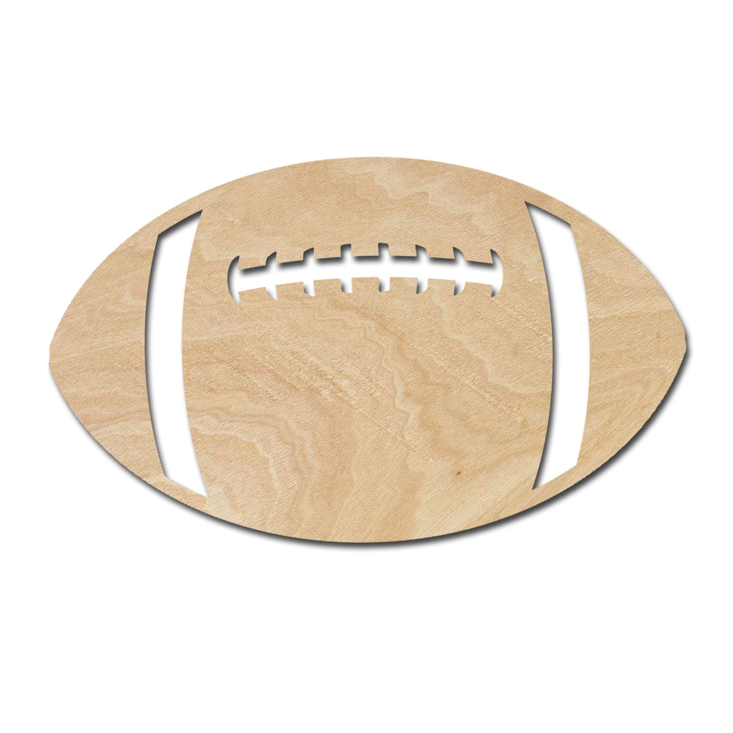 Football Wood Cutouts for crafts, Laser Cut Wood Shapes 5mm thick Baltic Birch Wood, Multiple Sizes Available Elliefont Styles