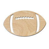 Football Wood Cutouts for crafts, Laser Cut Wood Shapes 5mm thick Baltic Birch Wood, Multiple Sizes Available Elliefont Styles