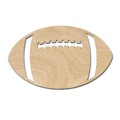 Football Wood Cutouts for crafts, Laser Cut Wood Shapes 5mm thick Baltic Birch Wood, Multiple Sizes Available Elliefont Styles