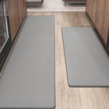 Color&Geometry Kitchen Rugs, Kitchen Rug Set 2 Piece Kitchen Runner Rug Kitchen Floor Mat, Cushioned Anti Fatigue Kitchen Mat Non Skid Waterproof Color&Geometry