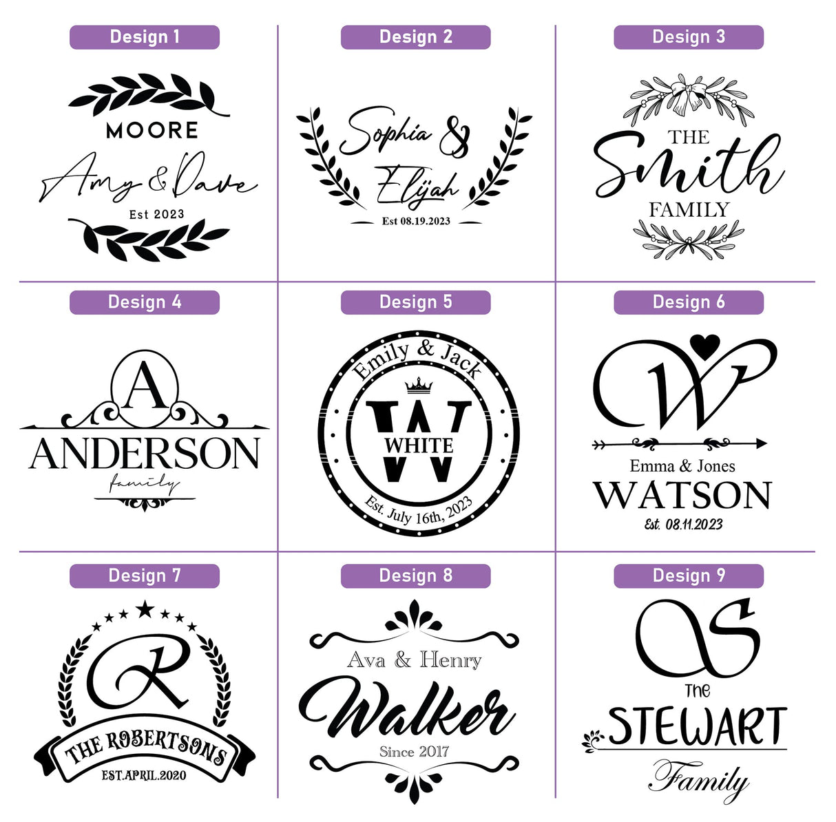 Tayfus Personalized Cutting Boards - Custom Engraved Wood Chopping Block - USA Handmade - Best Wedding, Housewarming, Anniversary, Birthday, Tayfus