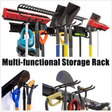WALMANN Garage Storage Organization System Ski Wall Rack 10 Pairs of Skis Mount Hanger Home Shed and Garage Snowboard Wall Rack System Holds Up to Walmann