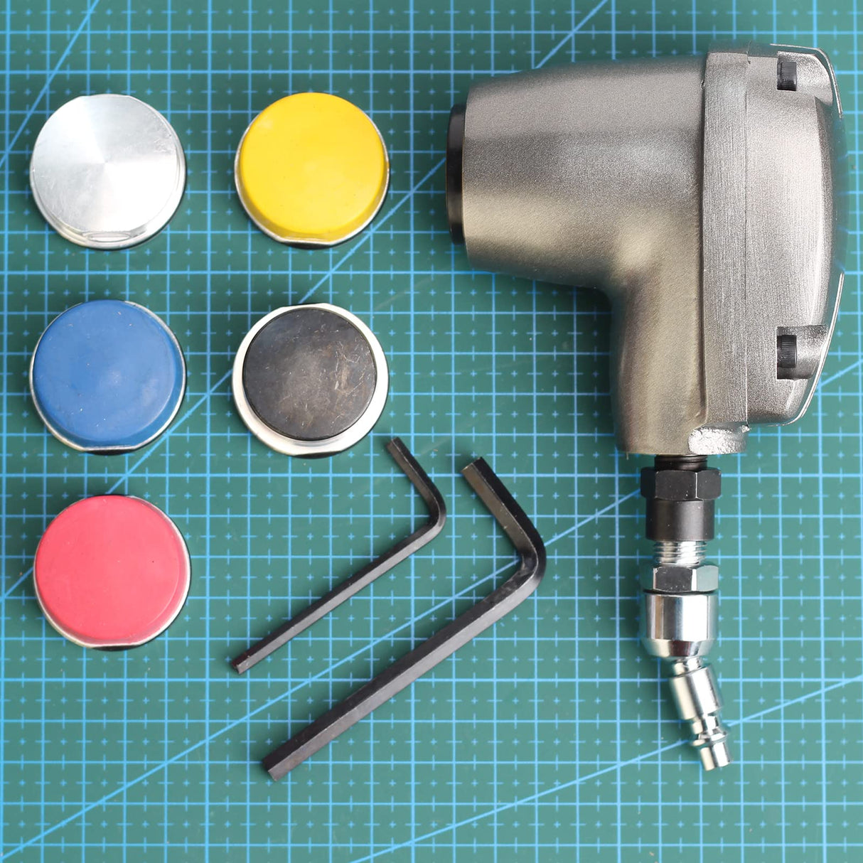 Yousailing Pneumatic Air Palm Hammer Automatic Mallet Compact Mini Hand Hold Vibrator Knocking Tool Laser Plate Remove Device Yousailing