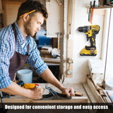 YAMTO 2pcs Power Tool Organizer,Heavy Duty Pegboard Wall Organizer,Stainless Steel, Electric Drill Storage Rack,Perfect for Storage Garages, Homes, YAMTO