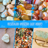 Leegol Electric Rock Tumbler Machine - Single Drum 3LB Rock Polisher (Single Barrel) Leegol Electric