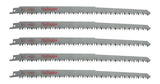 Caliastro 12-Inch Wood Pruning Saw Blades for Reciprocating/Sawzall Saws - 5 Pack Caliastro