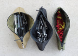 Coreflex 3 Pack Premium Tool Pouch Zipper Bag, 12inch Tool Bag, Multipurpose Storage pouch, Heavy duty Flat Bottom Tool bag with YKK Zipper for COREFLEX