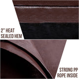 CARTMAN Finished Size 12x20 Feet Extra Thick 12 Mil Heavy Duty Poly Tarp, Multipurpose Protective Cover, UV Resistant, Waterproof Poly Tarpaulin with CARTMAN