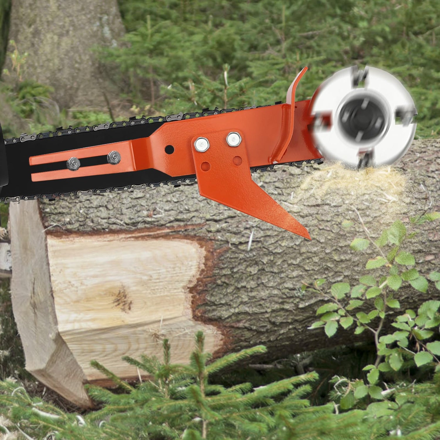 Chainsaw Carving Mill Attachment Log Debarker Peeler Notcher For STIHL MS170-250 Chainsaw Accessories Wood Carving, for Husqvarna & Stih-l Belt LIKARVA