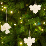 VILLCASE Unfinished Wooden Cutouts 30pcs Small Butterfly Bee Flower Shaped Wood Slices Blank Wood Animal Pieces for DIY Painting Crafts VILLCASE