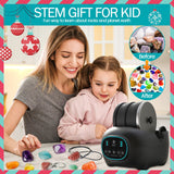 Lefree store Rock Tumbler Kit for Adults Kids, Professional Rock Polisher with 3LB Leak Proof Rubber Barrel, Includes 1 LB Rough Rocks,4 Rock Tumbler Lefree store