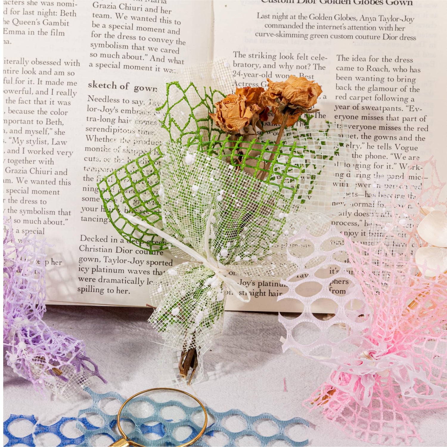 Diuhofart 90 Sheets Handmade Scrapbook Supplies Paper Mesh Kit, Morandi Textured Paper Sheet Mix Mesh Fabric Materials 7.1x5.2 Inches for Diuhofart